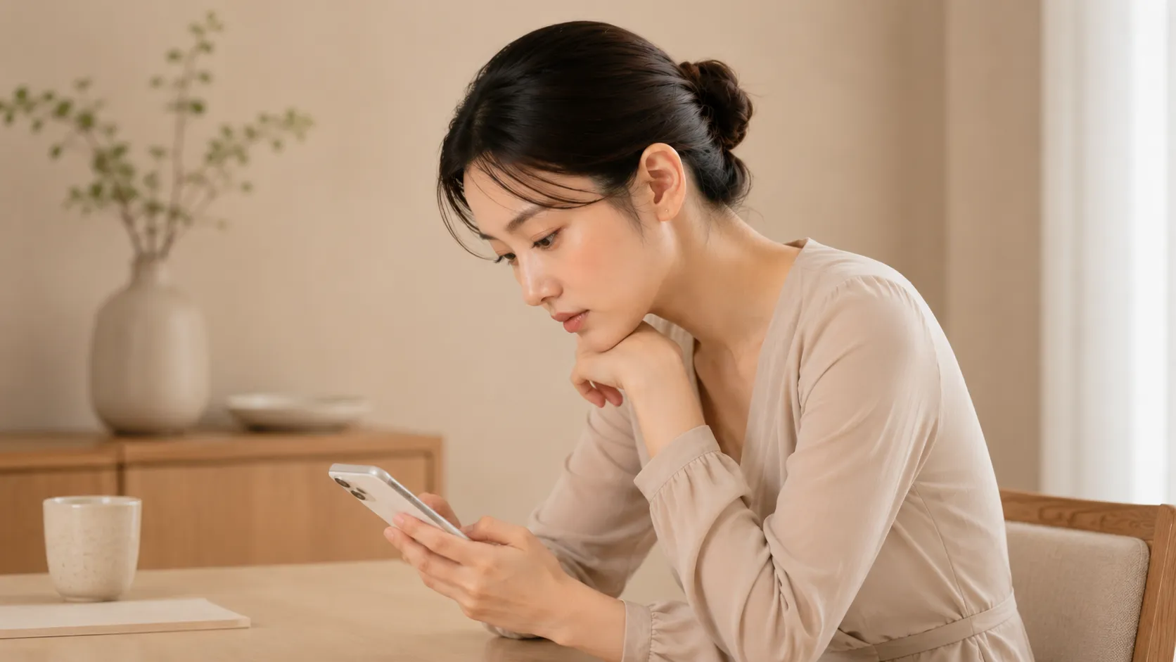 평소 나도 모르게 턱을 괴거나, 스마트폰을 볼 때 고개를 푹 숙인다